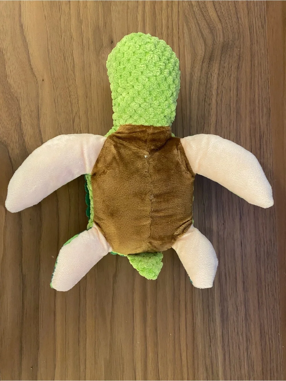 Interactive Turtle Dog Toy Treat Dispensing Chew Toy Plush & Rubber